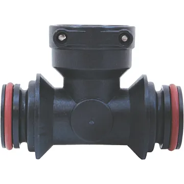 Wilger 1/4 in ORS Male x ORS Male x ORS Female Flow Indicator Tee With Gauge Port