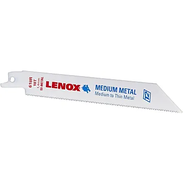 Lenox LENOX Reciprocating Saw Blades, Metal Cutting, 6-Inch, 18Tpi, 25-Pack (20529-B618R)