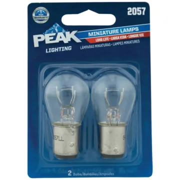 PEAK 2057 12.8/14V Mini Incandescent Automotive Bulb (2pk)