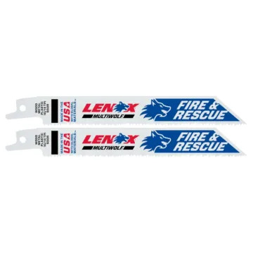 Lenox LENOX MULTIWOLF WAVE EDGE Reciprocating Saw Blades 10/14 TPI 152 x 19 x 1.3 mm 2/PK