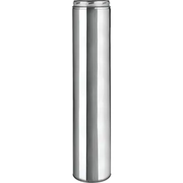 SELKIRK Sure-Temp 6 In. x 48 In. Stainless Steel Insulated Pipe