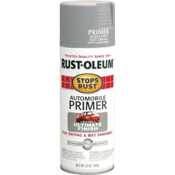Rust-Oleum Stops Rust Automotive Paint Primer (Light Gray) 12 oz Spray