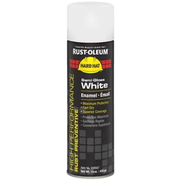 Rustoleum High Performance - V2100 System Enamel Spray Paint - Colors - Semi-Gloss White