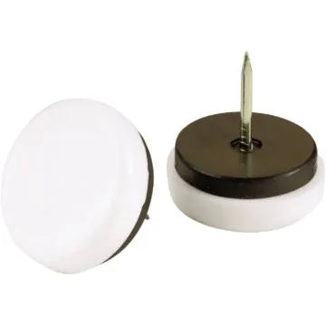 Do it 7/8 In. Round Nail on Furniture Glide with Rubber Cushion (4pk)