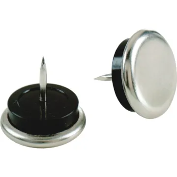 Do it 1-1/16 In. Round Nail on Furniture Glide with Rubber Cushion (4pk)
