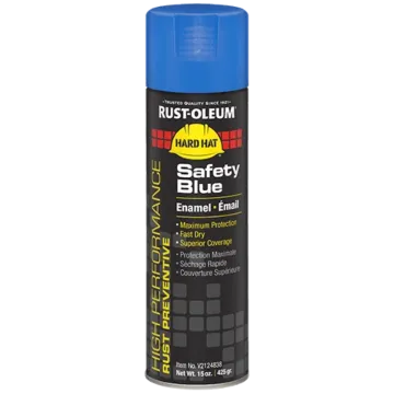 Rust-Oleum High Performance V2100 Enamel Spray Paint (Safety Blue) 15 oz