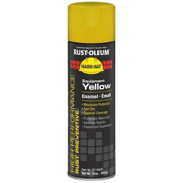 Rust-Oleum High Performance V2100 Enamel Spray Paint (Equipment Yellow) 15 oz