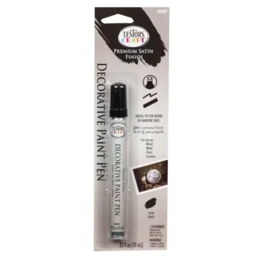 Rustoleum Testors Oil-based Pre-Tinted Paint Pen (Satin - Black)