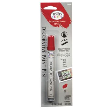 Rustoleum Testors Oil-based Pre-Tinted Paint Pen (Satin - Ruby)