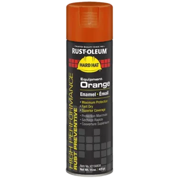 Rust-Oleum High Performance V2100 Enamel Spray Paint (Equipment Orange) 15 oz