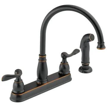 Delta Faucet Delta Windemere®: Two Handle Kitchen Faucet - Two Handle Lever - Oil Rubbed Bronze
