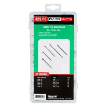Midwest Fastener Assorted Cotter Pin Kit 325pc Zn