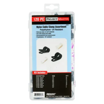 Midwest Fastener Nyl Cable Clamp Kit 120e Bl & Wh