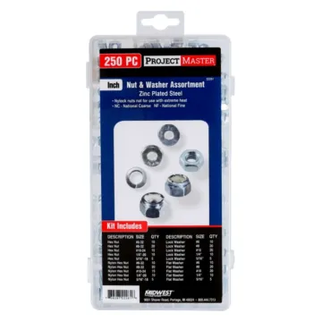 Midwest Fastener ProjectMaster Inch Nut & Washer 250pc Kit