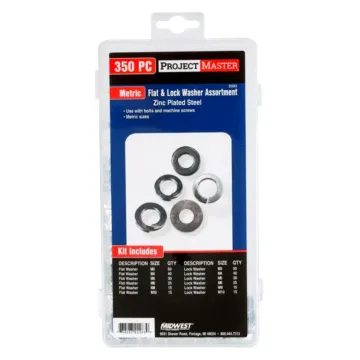 Midwest Fastener ProjectMaster Metric Flat & Lock Washer 350pc Kit