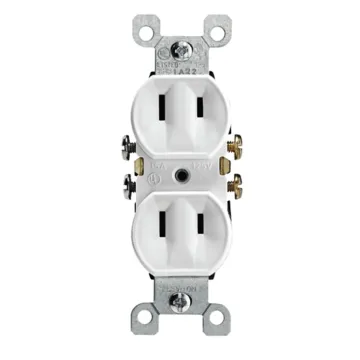Leviton 15 A Non-Grounding 2-Wire Receptacle
