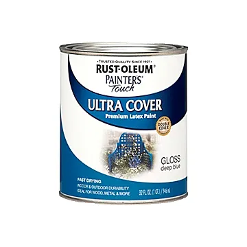 Rustoleum Painter's® Touch Ultra Cover Multi-Purpose Brush-On (Gloss - Deep Blue) 1 qt