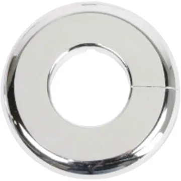 Plumb Pak Chrome Plated Plastic Floor & Ceiling Plate Flange for 1 In. Iron