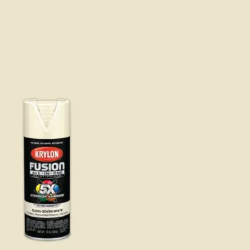 Krylon Fusion All-In-One Spray Paint & Primer (Gloss - Dover White) 12 oz