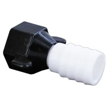 Shurflo 1/2 in x 5/8 in FNPT x Barb Poly Hex Swivel Straight Hose Fitting