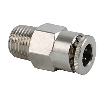 Lincoln Industrial 1/4 x 1/4 in Tube x MNPT Push-In Straight Adapter