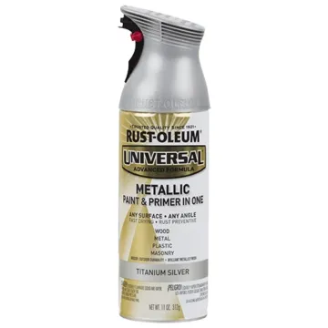 Rust-Oleum Universal Premium Spray Paint - 11 oz - Metallic Titanium Silver