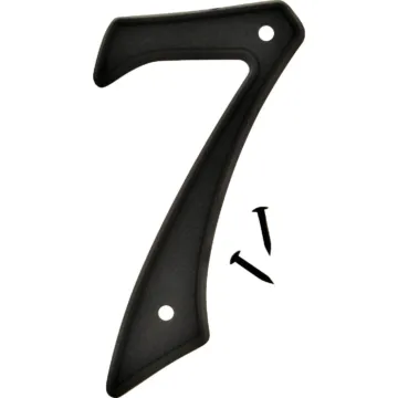 Hy-Ko 4 In. Black House Number Seven