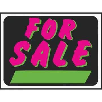 HY-KO Hy-Ko 9x12 Plastic Sign, For Sale