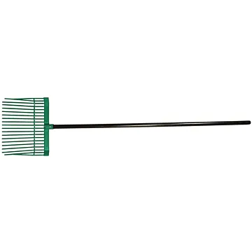 UnionTools 76218 Manure/Bedding Fork, Round Tine, Polycarbonate Tine, Wood Handle, Straight Handle, 52 in L Handle