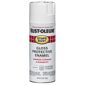 Rust-Oleum Stops Rust® - Protective Enamel - 12 oz Spray - Gloss Pure White
