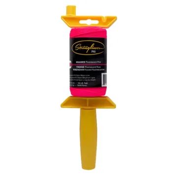 Stringliner Braided Fluorescent Pink Pro Mason's Line Reel 250 ft