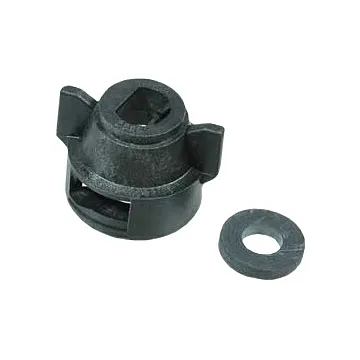 TeeJet QJ Large Fan Cap & Gasket, Black