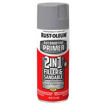Rustoleum Automotive - 2 in 1 Filler and Sandable Primer - 12 oz. Spray - Gray