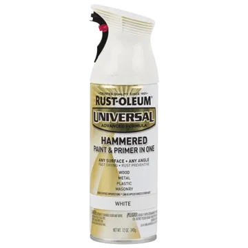 Rust-Oleum Universal Premium Spray Paint (Hammered - White) 12 oz