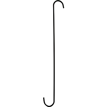 Panacea Extension Hook (Black) 24 in.