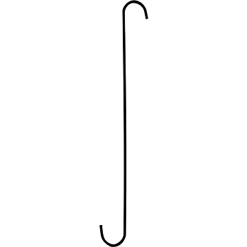Panacea Extension Hook (Black) 24 in.