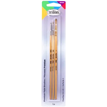 Rustoleum Testors Premium Brush Set (3pc)