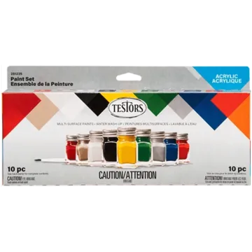 Rustoleum Testors Acrylic Paint 9pc