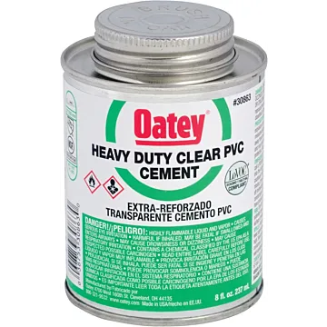 OATEY Oatey® 8 oz. PVC Heavy Duty Clear Cement