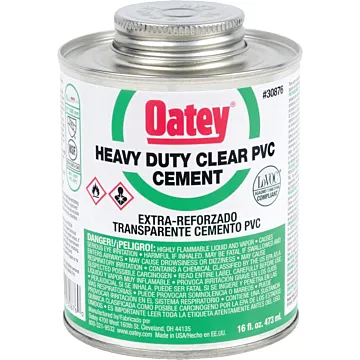 OATEY Oatey® 16 oz. PVC Heavy Duty Clear Cement