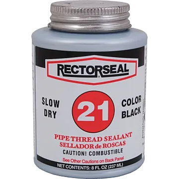 Rectorseal Corp. RectorSeal Black Jack 21 28651 Pipe Thread Sealant, Black Soft Setting, Slow Drying, 8 oz