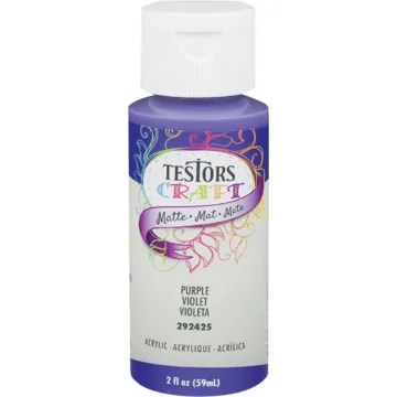 Rust-Oleum Testors Acrylic Craft Paint (Matte - Purple) 2 oz