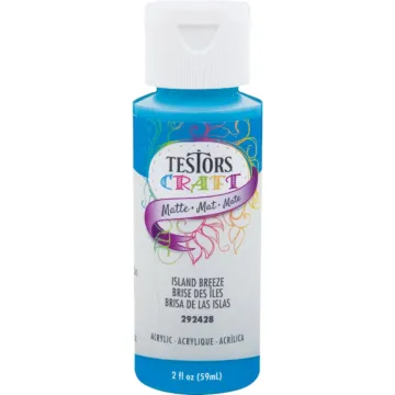 Rust-Oleum Testors Acrylic Craft Paint (Matte - Island Breeze) 2 oz