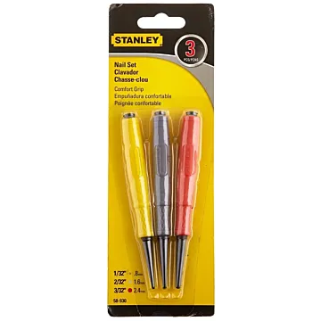 Stanley STANLEY 58-930 Nail Set, Steel, Specifications: 1/32 in Tip