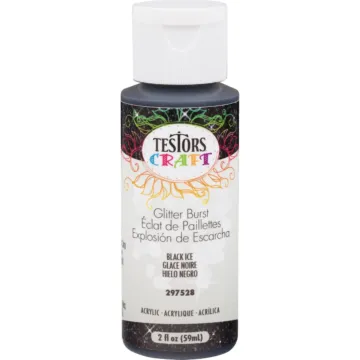 Rust-Oleum Testors 2oz Glitter Black Ice