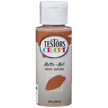 Rust-Oleum Testors Craft 2 Oz. Matte Coffee Acrylic Paint