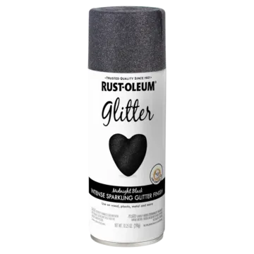 Rust-Oleum Specialty Spray Paint (Glitter - Midnight Black) 10.25 oz