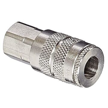 Dixon F Series 1/4 in NPTF 303 SS Air Hose Coupler