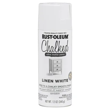 Rust-Oleum Chalked Spray Paint (Ultra Matte - Linen White) 12 oz