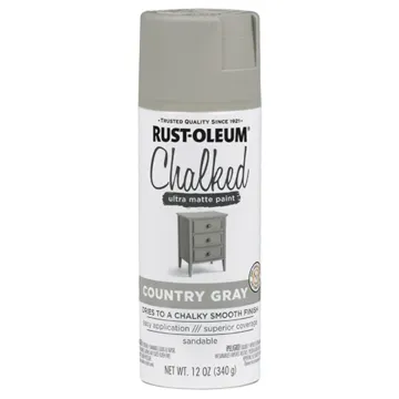 Rust-Oleum Chalked Spray Paint (Ultra Matte - Country Gray) 12 oz